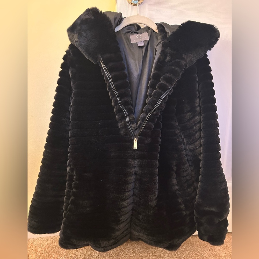 Elegant Black Teddy Jacket